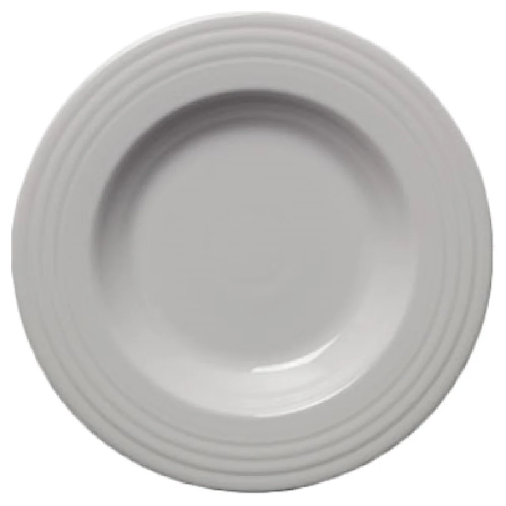 Steelite HL462100 21 Oz Pasta Bowl 12 Inch Rimmed White China
