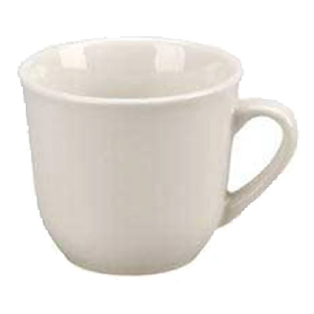 Vertex China VRE-CT 8 Oz Cup Round Tall With Handle White - 3 Dozen Cases