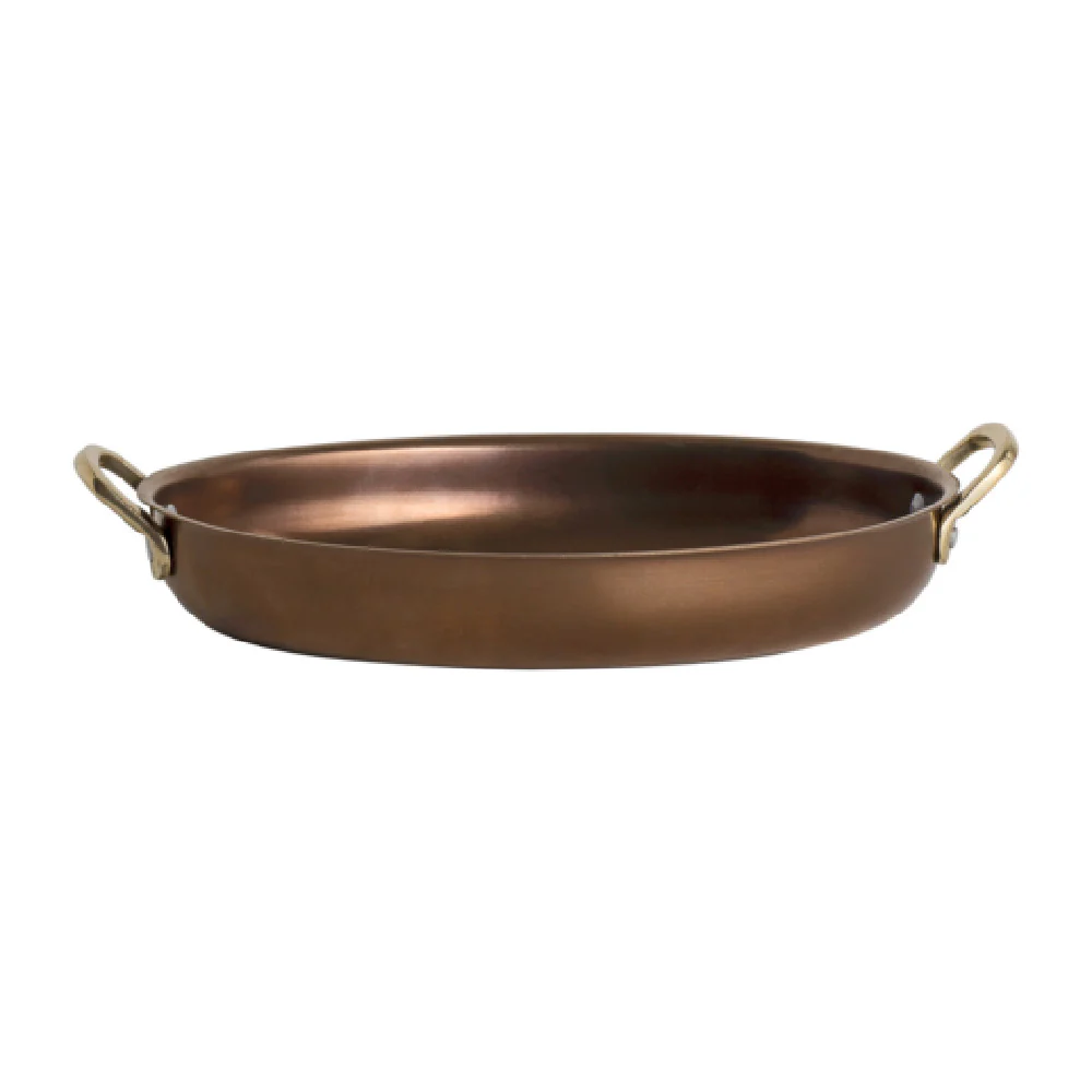 Steelite GWSSD24CV 37.875 Oz Oval Dish with Vintage Copper Finish Stainless Steel