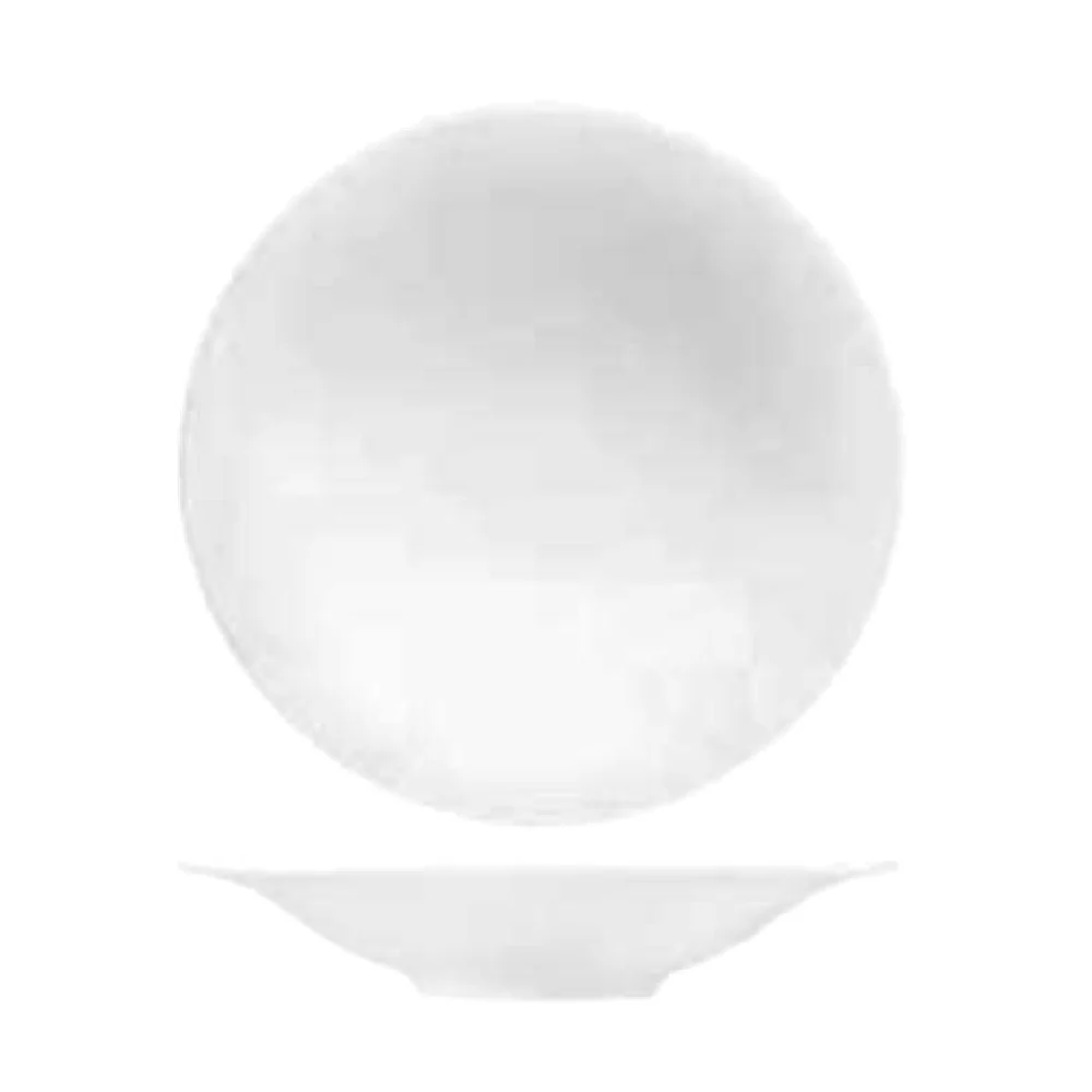Libbey 905356841 35 Oz Round Coupe Bowl Porcelain White Royal Rideau 10-7/8 Inch Libbey 905356841 35 Oz Round Coupe Bowl Porcelain White Royal Rideau 10-7/8 Inch