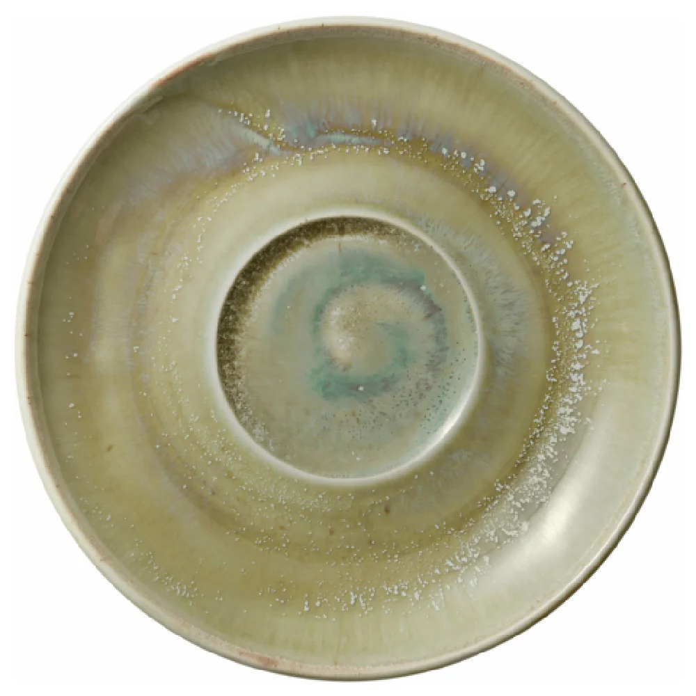 Libbey 801692141000104 5.51 Inch Round Saucer with Porcelain Thyme Finish