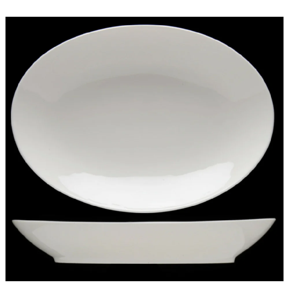 Fortessa 4000.F0000.23 10.75 Inch Coupe Plate Deep Oval China with Durability Fortessa 4000.F0000.23 10.75 Inch Coupe Plate Deep Oval China with Durability