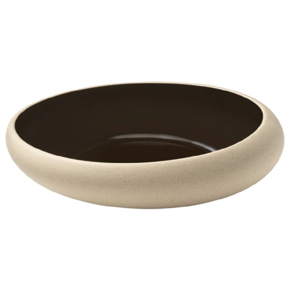 BauscherHepp P011826-001372 10 Inch Round Coupe Plate Black - Packs of 6