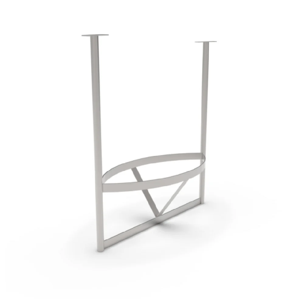 John Boos PRB02-C 55 Inch Ceiling Mount Pot Rack with 15 Hooks Stainless Steel