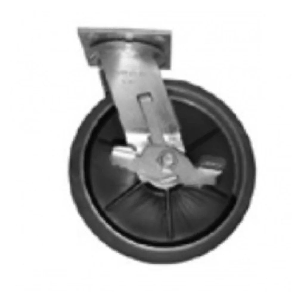 Rubbermaid Commercial Products 1975229 8 Inch Swivel Caster Polyurethane with Quiet Action