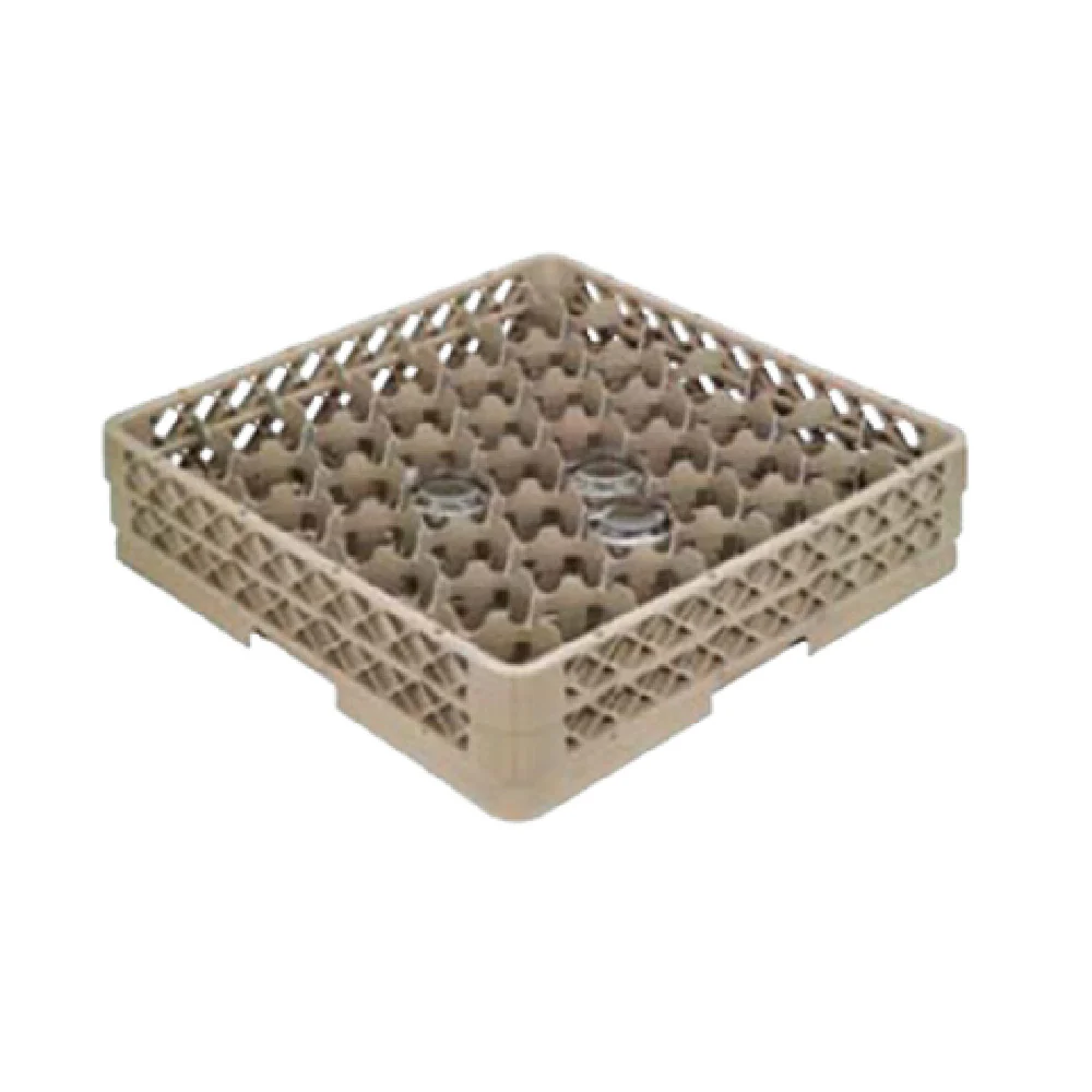Vollrath TR13MMM-08 19 Inch Dishwasher Rack Full Size 42 Compartment Beige