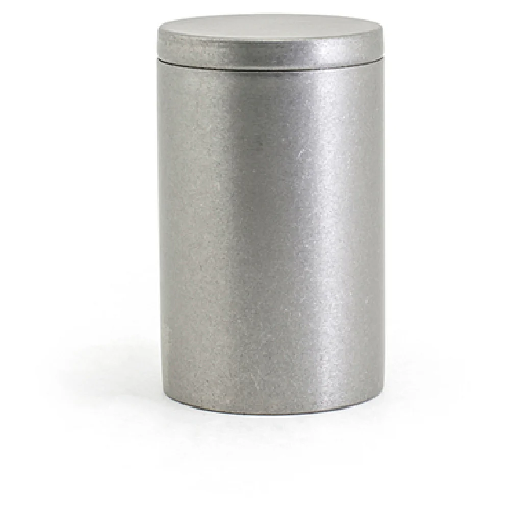 FOH RJR024ANS23 Round Stainless Jar With Lid Antique With Antique Lid Includes One RJR024ANS23-LID Stainless Jar Lid Antique FOH RJR024ANS23 Round Stainless Jar With Lid Antique With Antique Lid Includes One RJR024ANS23-LID Stainless Jar Lid Antique