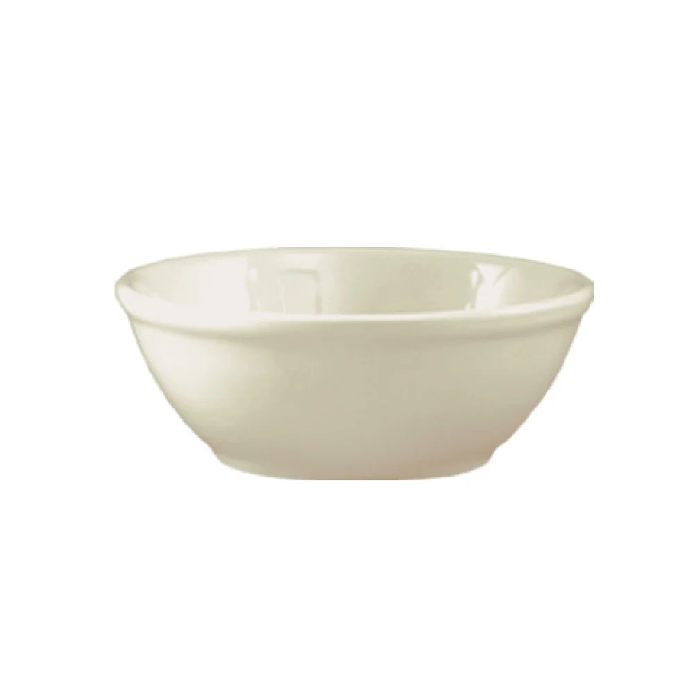 CAC China REC-24 10 Oz Nappy Round Bowl Ceramic Dishwasher Safe 5-1/4 Inch