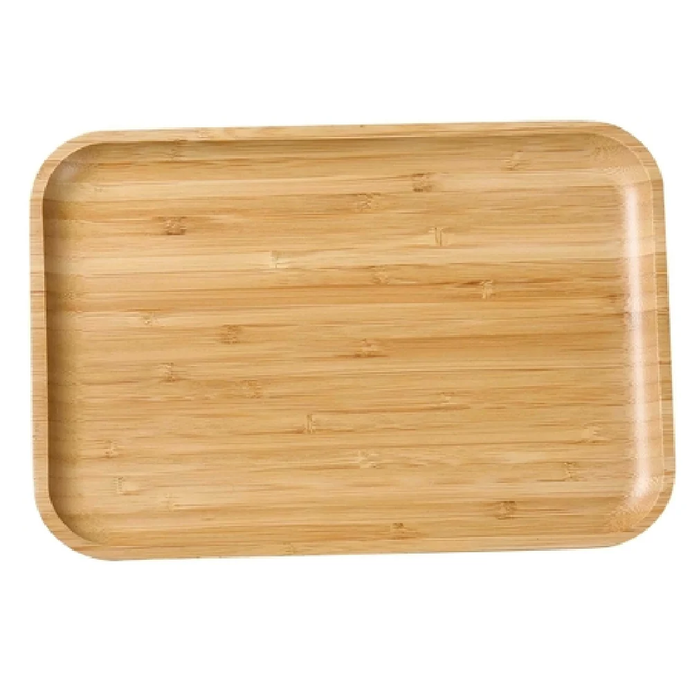 Yanco BB-108 8-1/4 Inch Bamboo Rectangular Serving and Display Tray