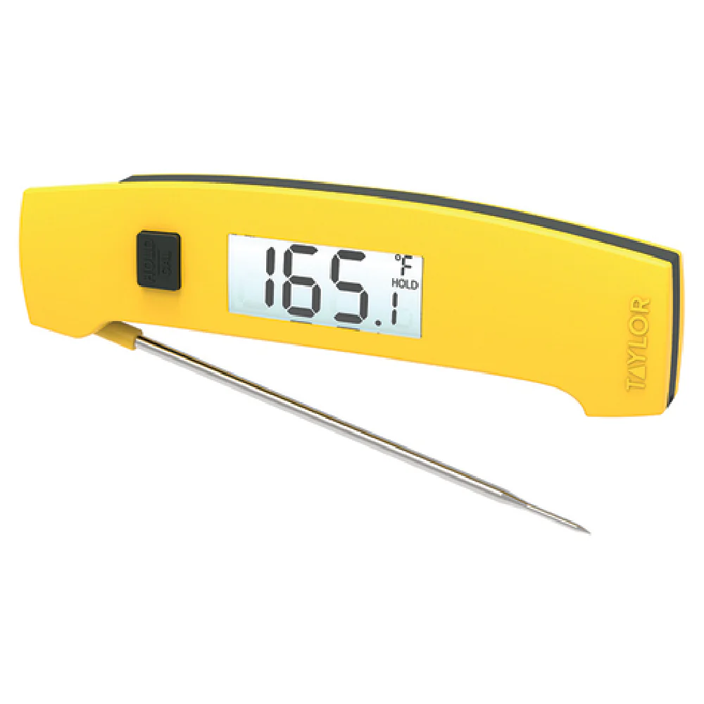 Taylor 9868FDA Thermocouple Thermometer Digital 1.5mm Dia Probe Antimicrobial Yellow Taylor 9868FDA Thermocouple Thermometer Digital 1.5mm Dia Probe Antimicrobial Yellow