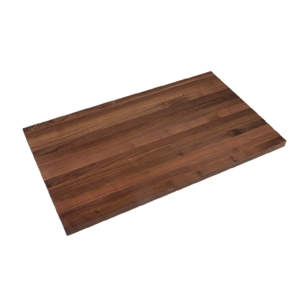 John Boos WALKCT12030-V 120 Inch Kitchen Countertop with American Black Walnut Varnique Finish