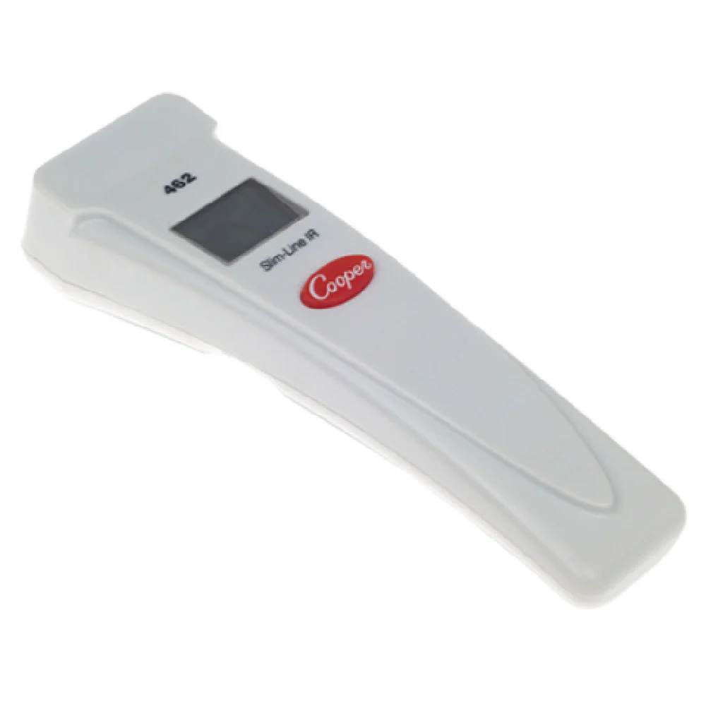 JB Prince U782 A Cooper Laser Thermometer 7-1/2 Inch Non-Contact Infrared Plastic Red and White JB Prince U782 A Cooper Laser Thermometer 7-1/2 Inch Non-Contact Infrared Plastic Red and White