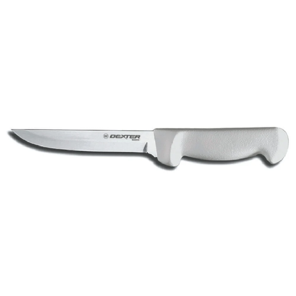 Dexter 31615 6 Inch Boning Knife High Carbon Stainless Steel Textured White Handle