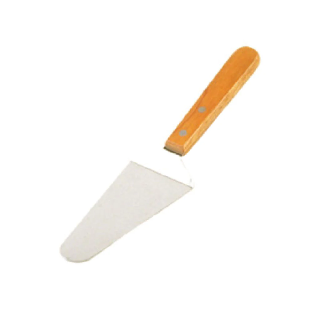 Crestware WHP62 6 Inch Pie Server Stainless Steel Blade Wood Handle Crestware WHP62 6 Inch Pie Server Stainless Steel Blade Wood Handle