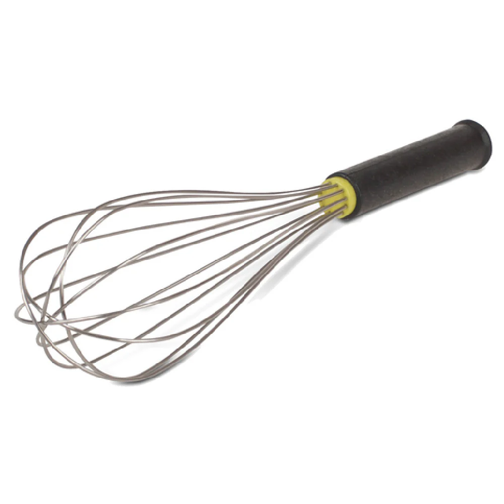 JB Prince U600 10 10 Inch Piano Whip Ergonomic Black Handle Stainless Steel JB Prince U600 10 10 Inch Piano Whip Ergonomic Black Handle Stainless Steel