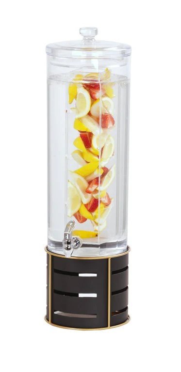 Cal Mil 22631-3INF-90 10-1/2 Inch Infusion Chamber Beverage Dispenser Black Steel