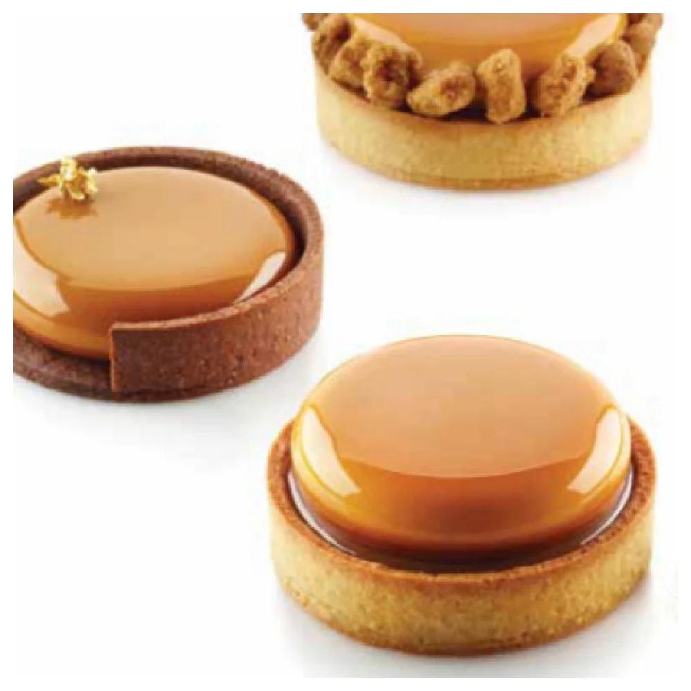 JB Prince MA188 14 Inch Kit Tarte Ring Perforated Food Ring Mold Stainless Steel
