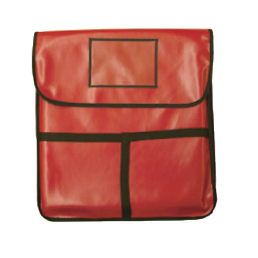 Thunder Group PLPB020 20 Inch Red Pizza Delivery Bag Holds 2 18 Inch Pizzas