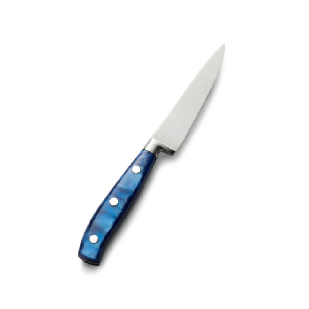 Bon Chef S950-BLUE 5 Inch Blade 9.75 Inch Steak Knife Blue Swirl Acrylic Handle Bon Chef S950-BLUE 5 Inch Blade 9.75 Inch Steak Knife Blue Swirl Acrylic Handle