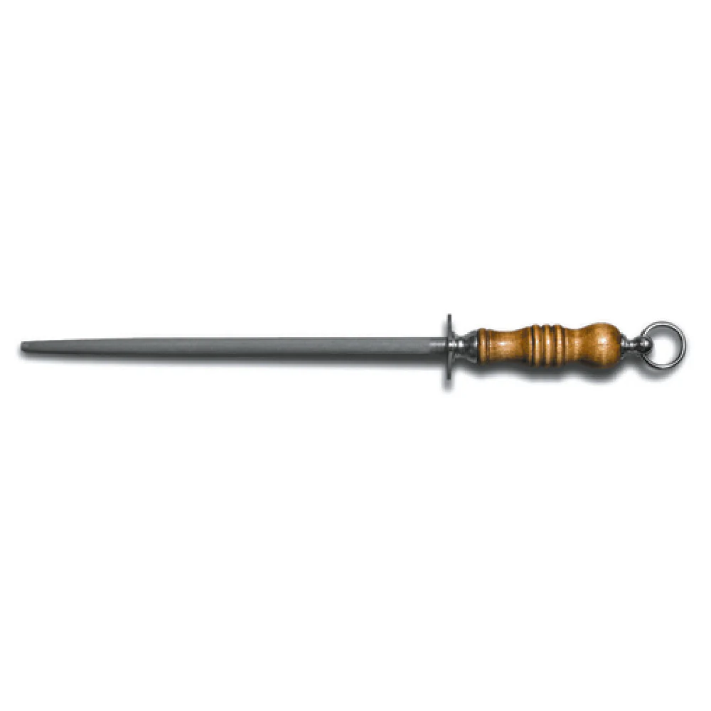 Dexter Russell 1237-12 12 Inch Magnetized Butcher Steel High Carbon Steel Wood Handle