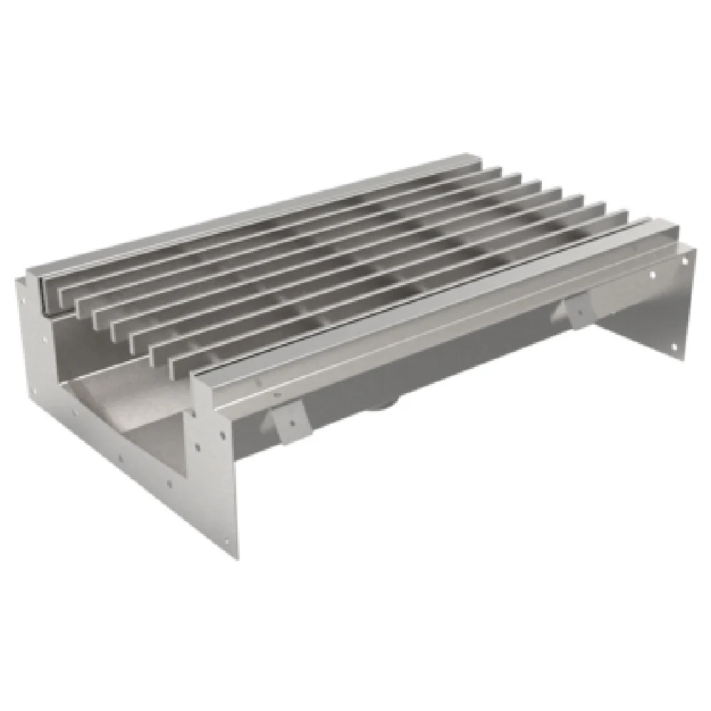 GSW USA FST-1272 14 Inch Floor Trough Drain Open Connective Stainless Steel