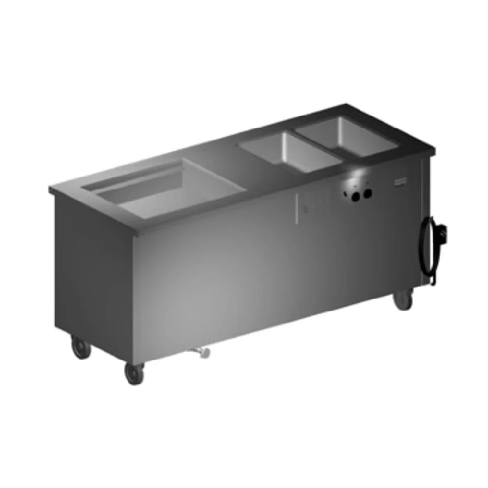 Delfield SH2C-74-NU 74 Inch Combination Hot and Cold Serving Counter with Stainless Steel Delfield SH2C-74-NU 74 Inch Combination Hot and Cold Serving Counter with Stainless Steel