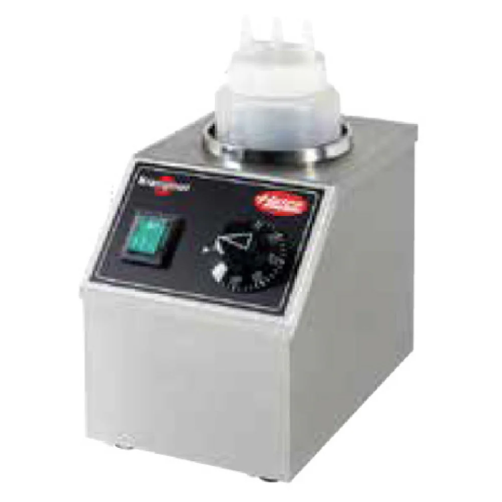 Hatco KSW-1-120-QS 6.14 Inch Thermostatic Sauce Warmer Electric Countertop Stainless Steel with 3-valve Bottle Hatco KSW-1-120-QS 6.14 Inch Thermostatic Sauce Warmer Electric Countertop Stainless Steel with 3-valve Bottle