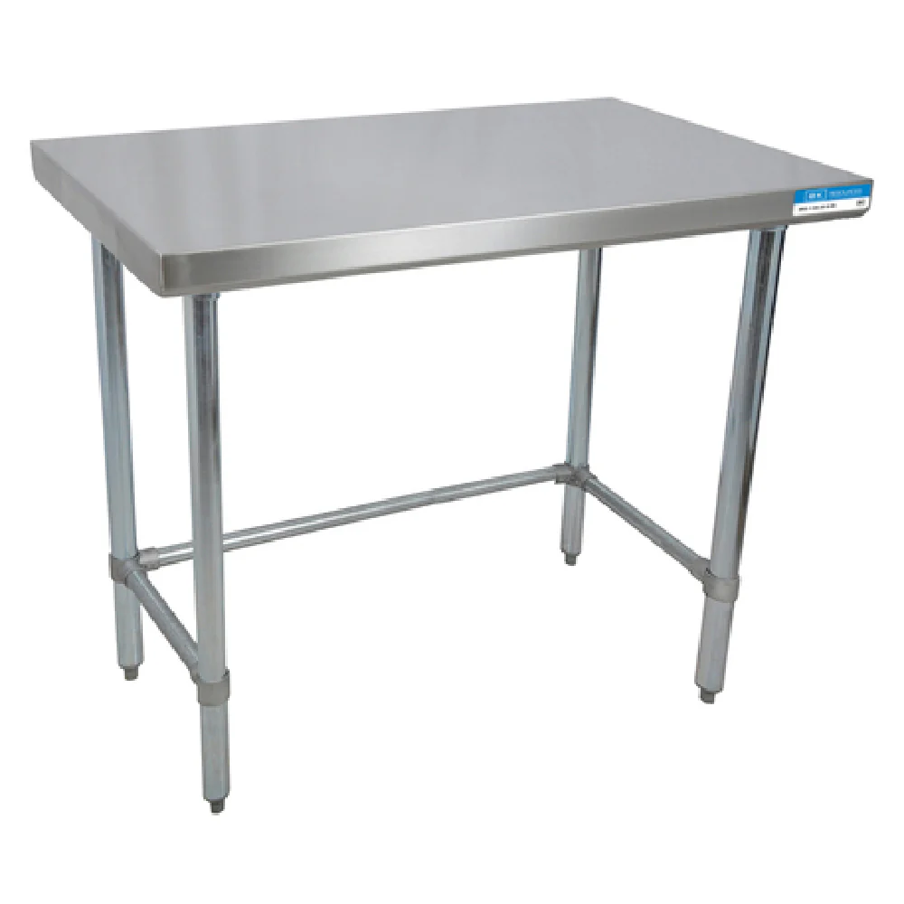 BK Resources QVTOB-3030 30 Inch Stainless Steel Work Table with Flat Top BK Resources QVTOB-3030 30 Inch Stainless Steel Work Table with Flat Top