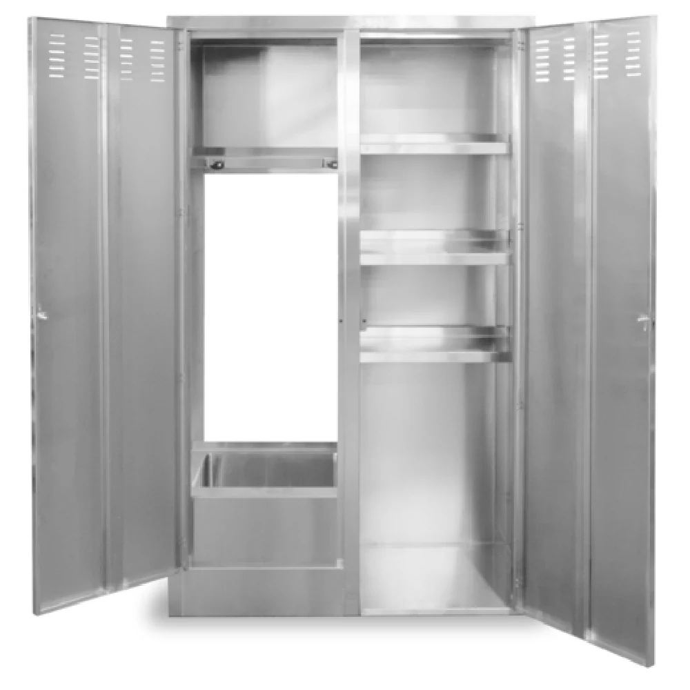 John Boos PBJC-224884-R 48 Inch Mop Sink Cabinet with Open Back Stainless Steel John Boos PBJC-224884-R 48 Inch Mop Sink Cabinet with Open Back Stainless Steel