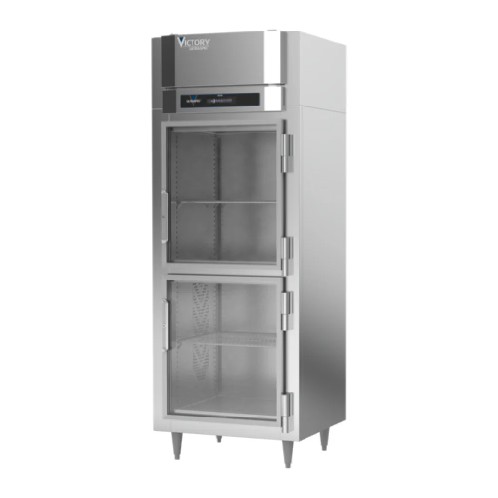 Victory FSA-1N-S1-HG-HC 31 Inch Freezer Reach-in 20.15 cu ft Stainless Steel with Glass Doors