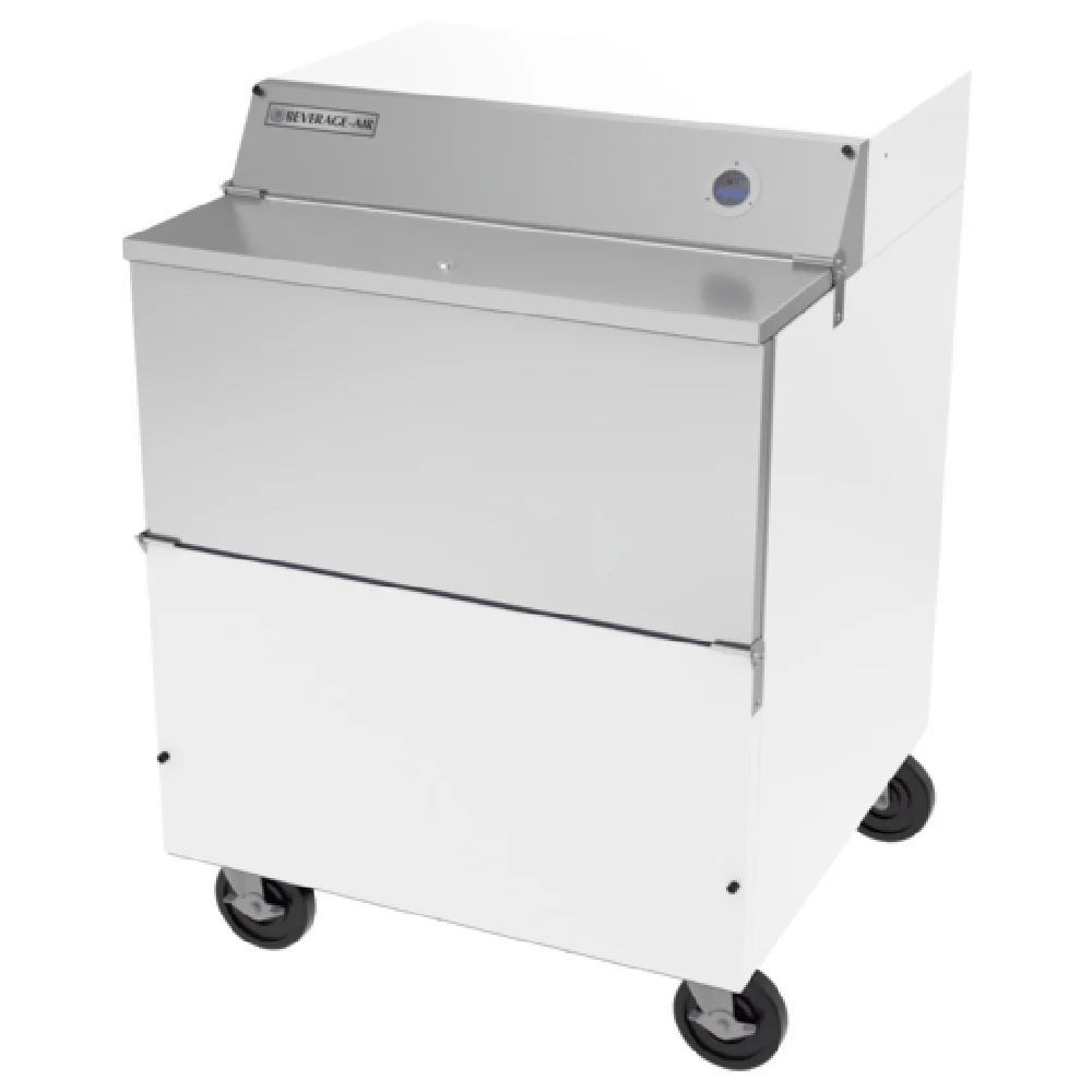 Beverage Air SMF34HC-1-W 34 Inch School Milk Cooler Forced Air 13.59 cu ft with White Exterior Beverage Air SMF34HC-1-W 34 Inch School Milk Cooler Forced Air 13.59 cu ft with White Exterior
