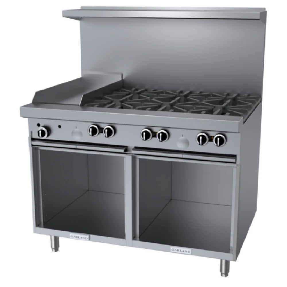 Garland G48-6G12SS_LP 48 Inch Gas Restaurant Range with 6 Burner 33000 BTU Garland G48-6G12SS_LP 48 Inch Gas Restaurant Range with 6 Burner 33000 BTU