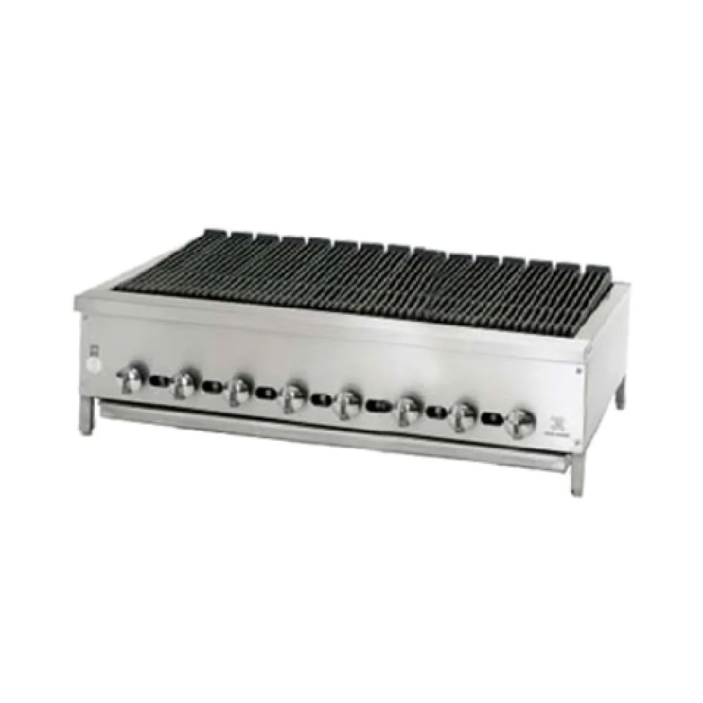 Jade Range JB-48_NAT 48 Inch Gas Charbroiler Countertop with 120000 BTU
