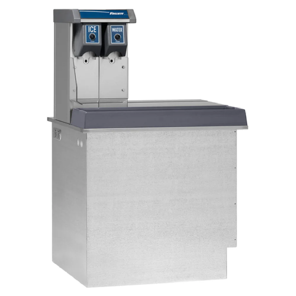 Follett VU155N0LL Low Profile Ice Dispenser Air-Cooled Manual Load 150 Lb