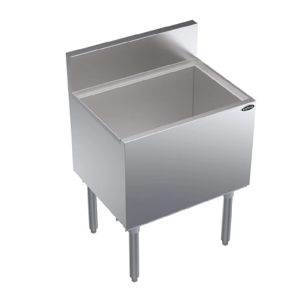 Krowne KR19-24-10 24 Inch Underbar Ice Bin Cold Plate 74 Lb Capacity and Stainless Steel