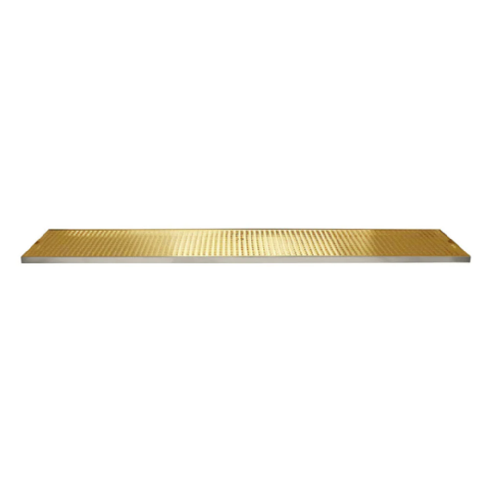 Micro Matic DP-120DSSPVD-51 51 Inch Drip Tray Trough Surface Mount Stainless Steel and Brass