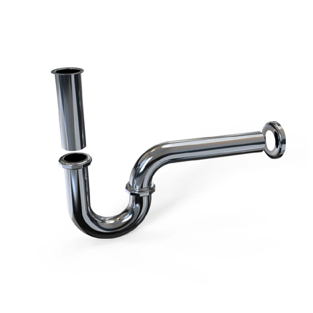 NBR Equipment PT-1 CPB P-Trap 1-1/2 Inch with Tailpiece Durable P-Trap