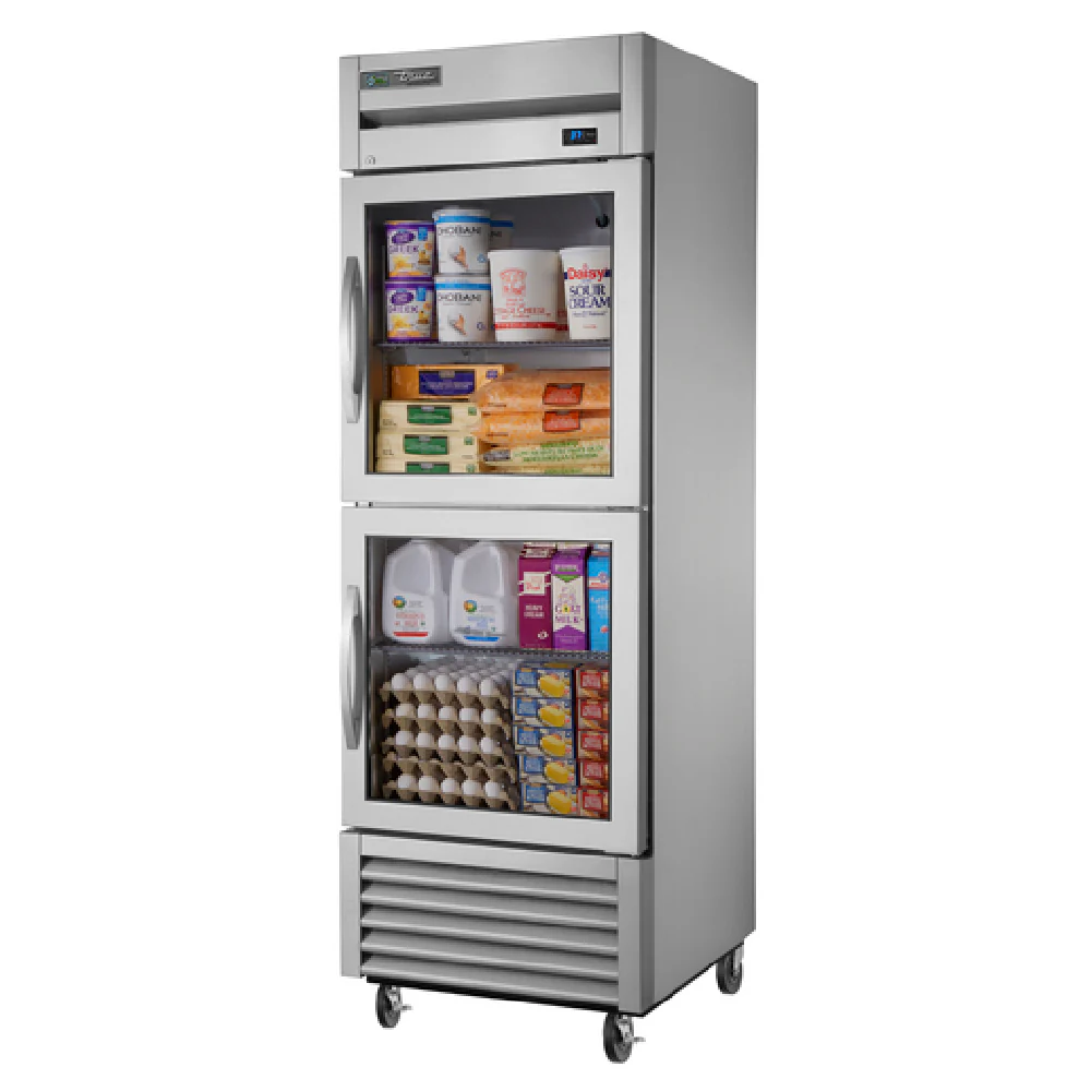 True Refrigeration T-23G-2-HC~FGD01 27 Inch Refrigerator Reach-in with Glass Doors True Refrigeration T-23G-2-HC~FGD01 27 Inch Refrigerator Reach-in with Glass Doors