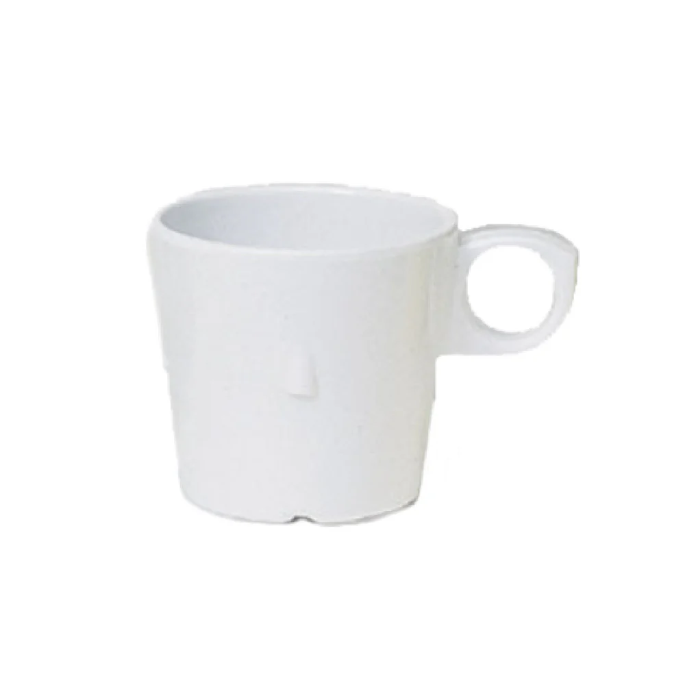 GET Enterprises DC-101-W 7-1/2 Oz Plastic Cup Break Resistant Dishwasher Safe White