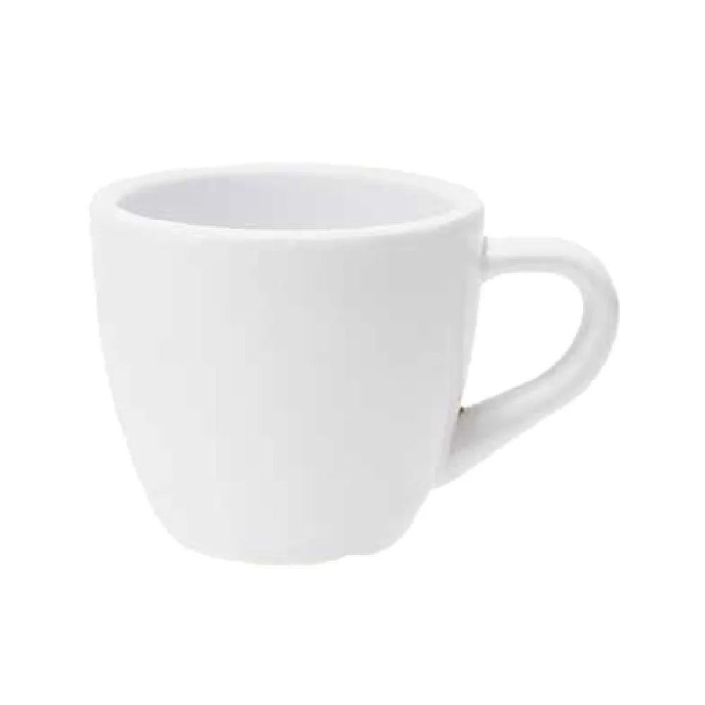GET Enterprises C-1004-W 3 Oz White Espresso Cup Break-Resistant Melamine