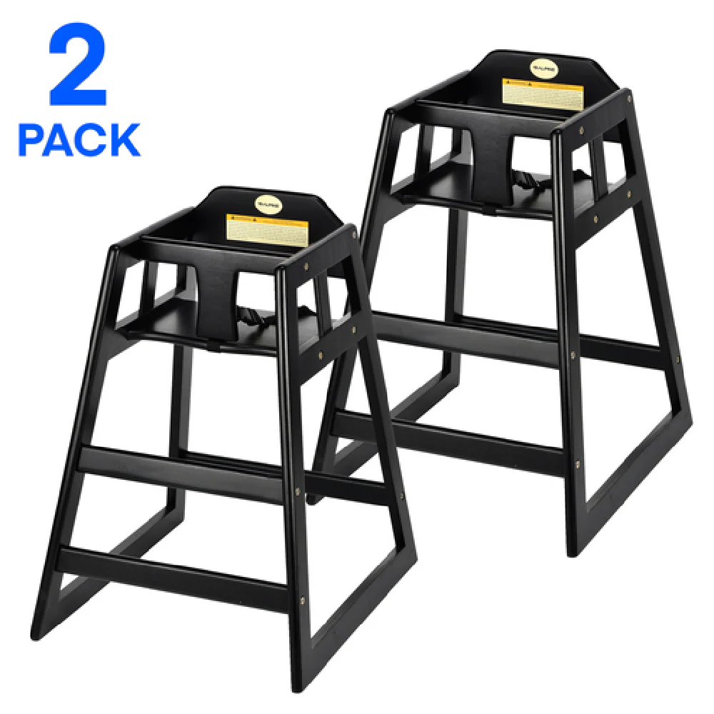Alpine Industries ALP412-02-ESP 17 Inch Baby High Chair Wood Dark Finish 2 Packs Alpine Industries ALP412-02-ESP 17 Inch Baby High Chair Wood Dark Finish 2 Packs