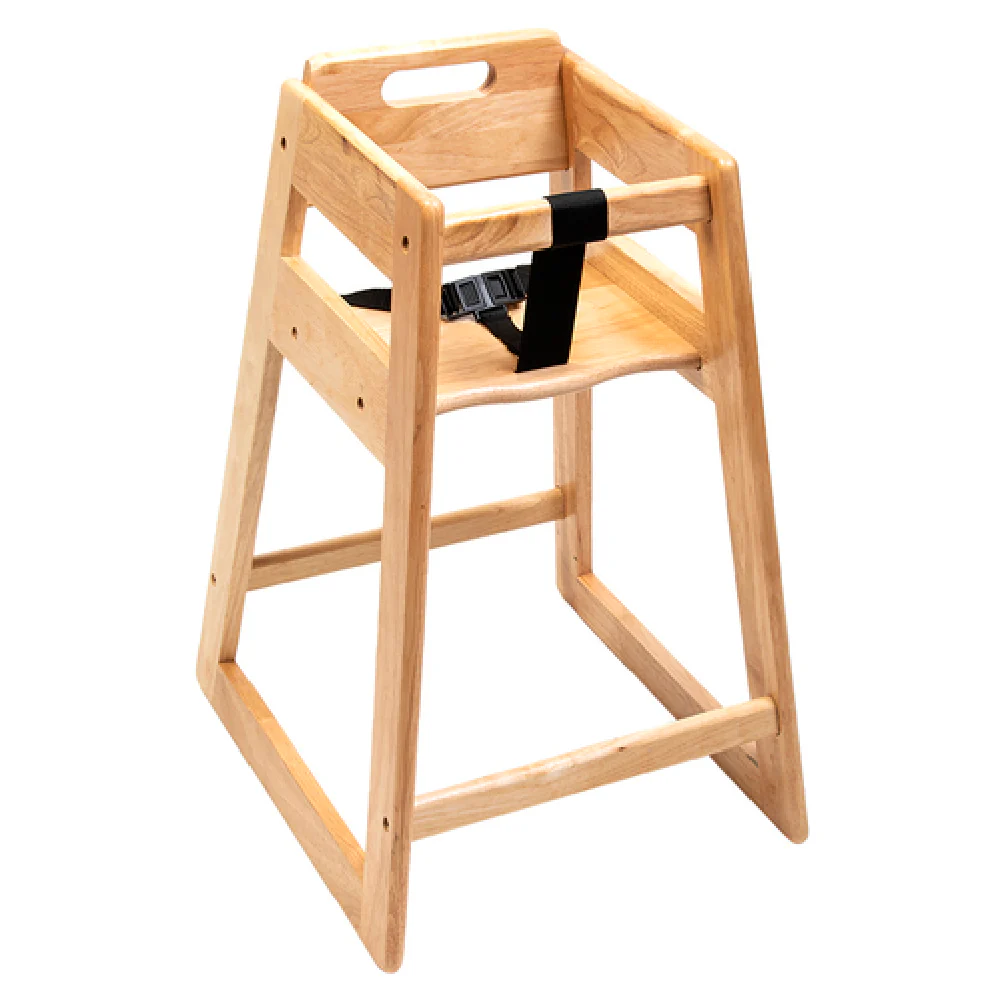 Central Specialties 900LT-KD 16-3/4 Inch High Chair Wood Light Finish with Scalloped Seat Central Specialties 900LT-KD 16-3/4 Inch High Chair Wood Light Finish with Scalloped Seat