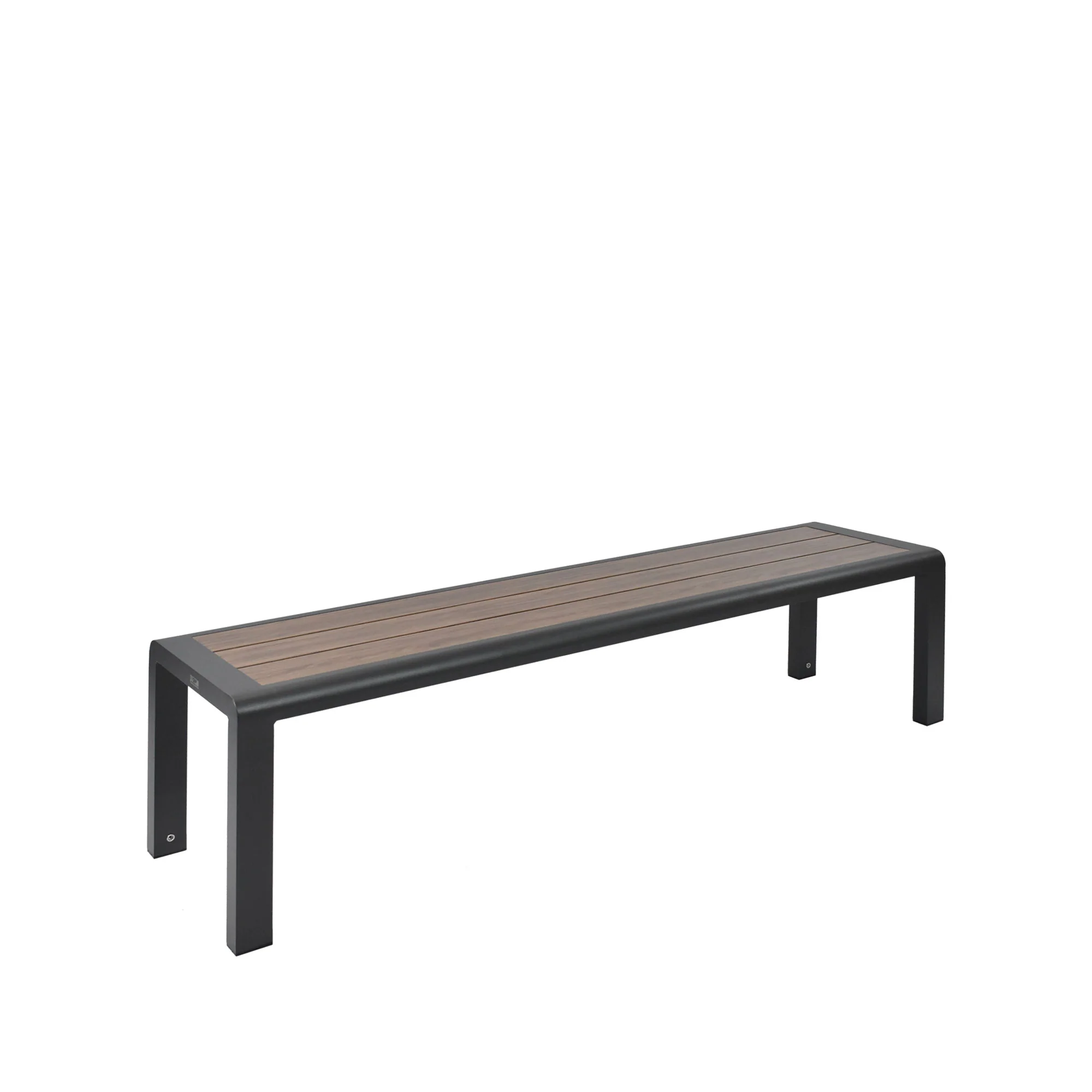 Emuamericas LLC A1022-22-404 66 Inch Bench Outdoor Indoor Slatted Aluminum Frame Emuamericas LLC A1022-22-404 66 Inch Bench Outdoor Indoor Slatted Aluminum Frame