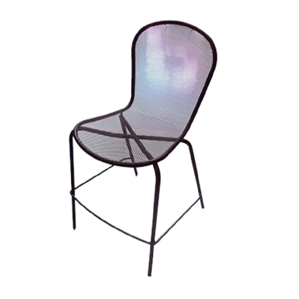 Plantation Prestige 2040300-02 22 Inch Rockport Bar Stool Stackable Metal Mesh