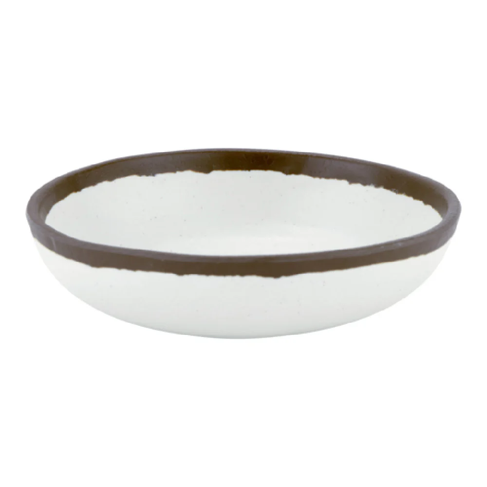 GET Enterprises B-300-CRM 14 Oz. Soup Salad Pasta Bowl Melamine Beige with Trim GET Enterprises B-300-CRM 14 Oz. Soup Salad Pasta Bowl Melamine Beige with Trim