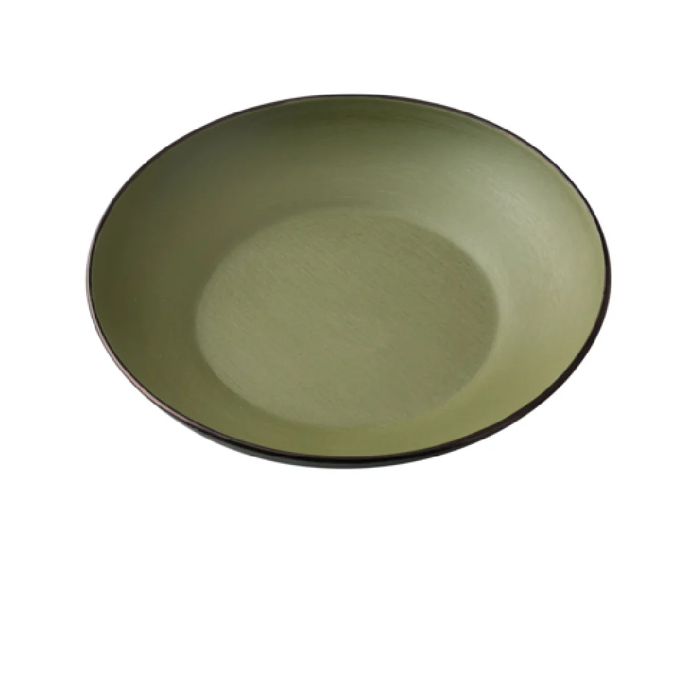 Yanco BM-708GR 8 Inch Salad or Soup Bowl 20 oz Round Melamine Two Tone Finish Yanco BM-708GR 8 Inch Salad or Soup Bowl 20 oz Round Melamine Two Tone Finish