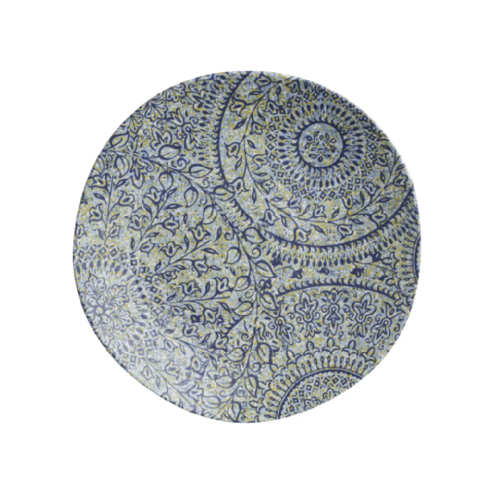Steelite 7124TM073 6.5 Inch Plate Azure Round Melamine with Solano Design