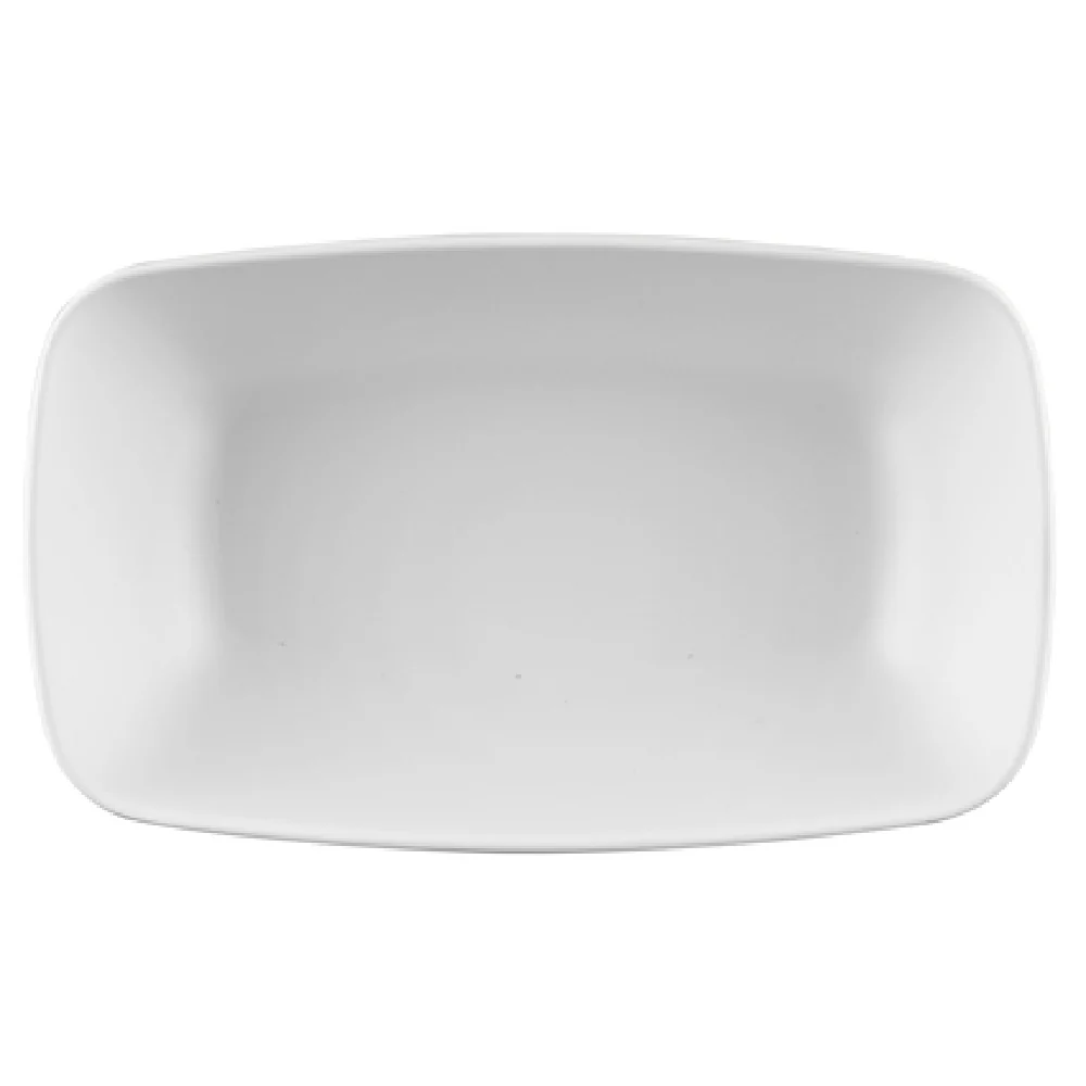 GET Enterprises B265069-BW 19 Oz Bowl Rectangular Melamine Two Tone GET Enterprises B265069-BW 19 Oz Bowl Rectangular Melamine Two Tone