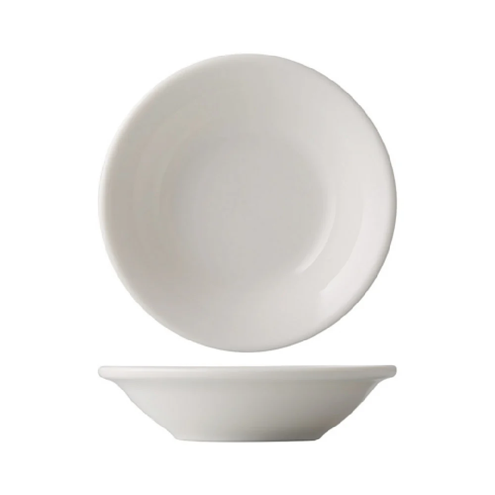 CAC China GW-11 5 Oz Fruit Dish 4-7/8 Inch Round Rolled Edge Porcelain