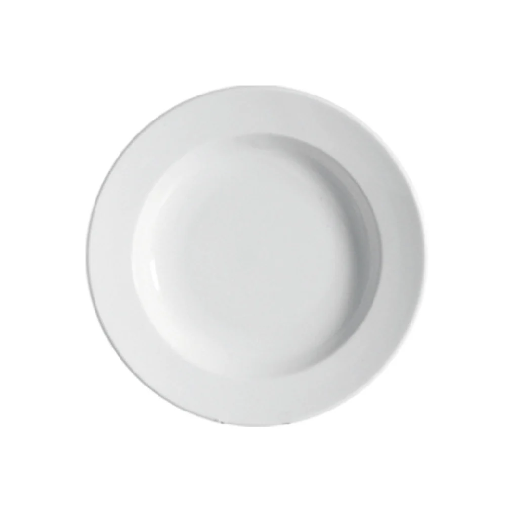 CAC China RCN-110 22 Oz. Pasta Bowl 11 Inch Round Rolled Edge Porcelain CAC China RCN-110 22 Oz. Pasta Bowl 11 Inch Round Rolled Edge Porcelain